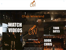 Tablet Screenshot of chriswineland.com